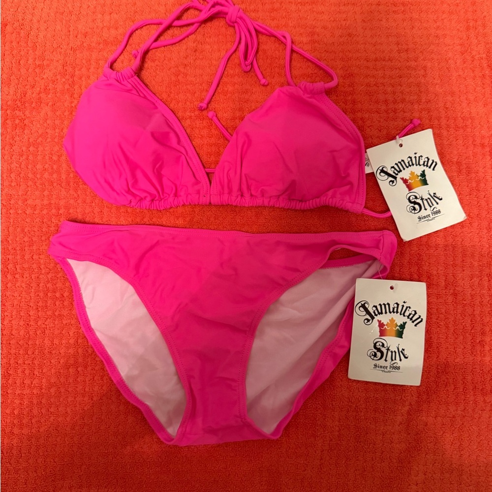 Vibrant Pink Bikini Set